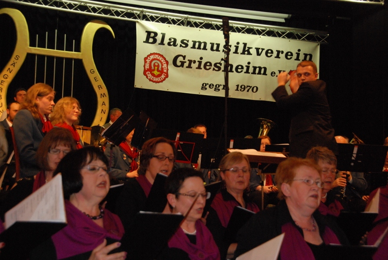 20.03.2010: Blech trifft Stimme - 3. Konzert mit dem Blasmusikverein